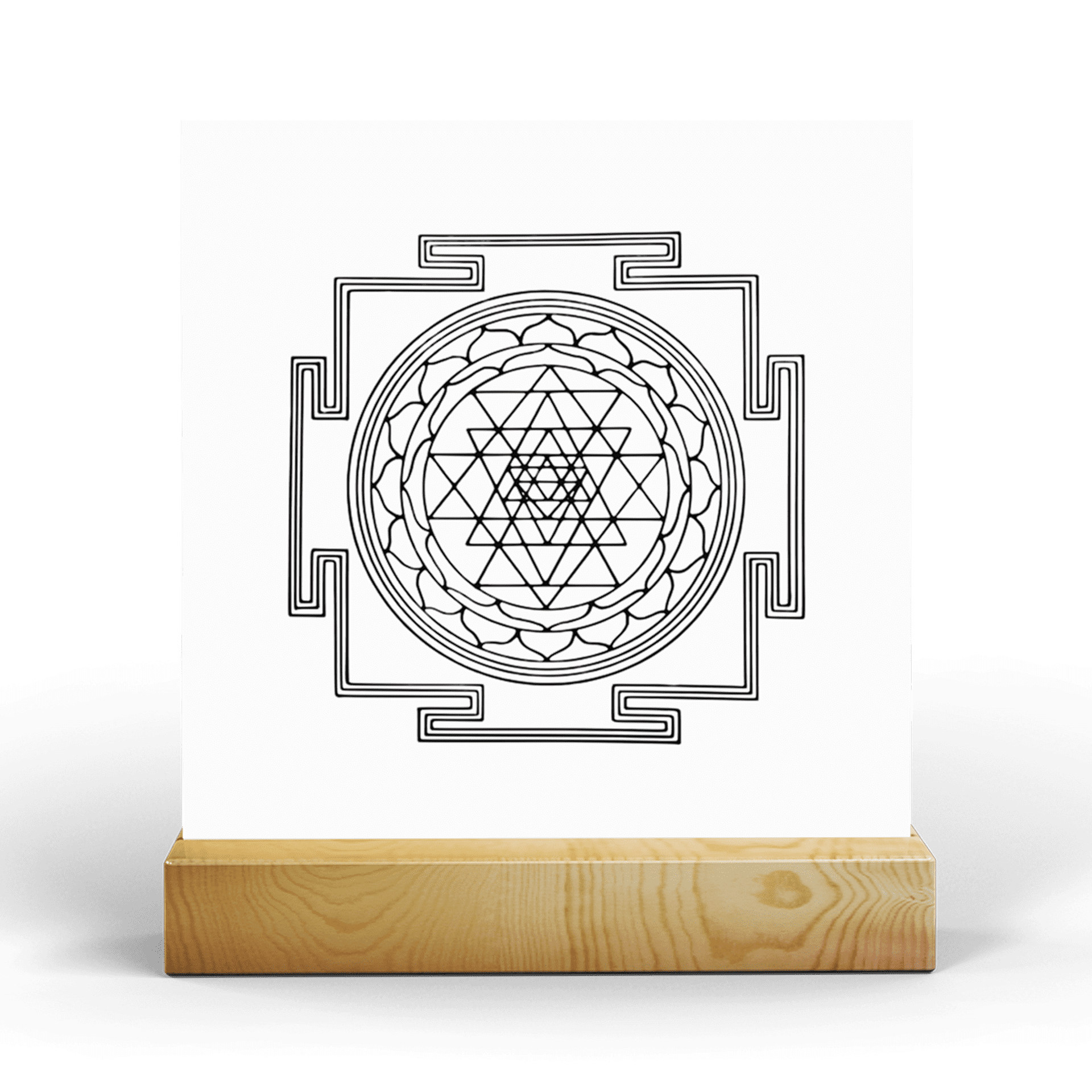 Energetisiertes Lightboard QUANTEN POWER® Shri-Yantra