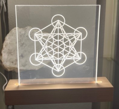 Energetisiertes Lightboard QUANTEN POWER® Metatron