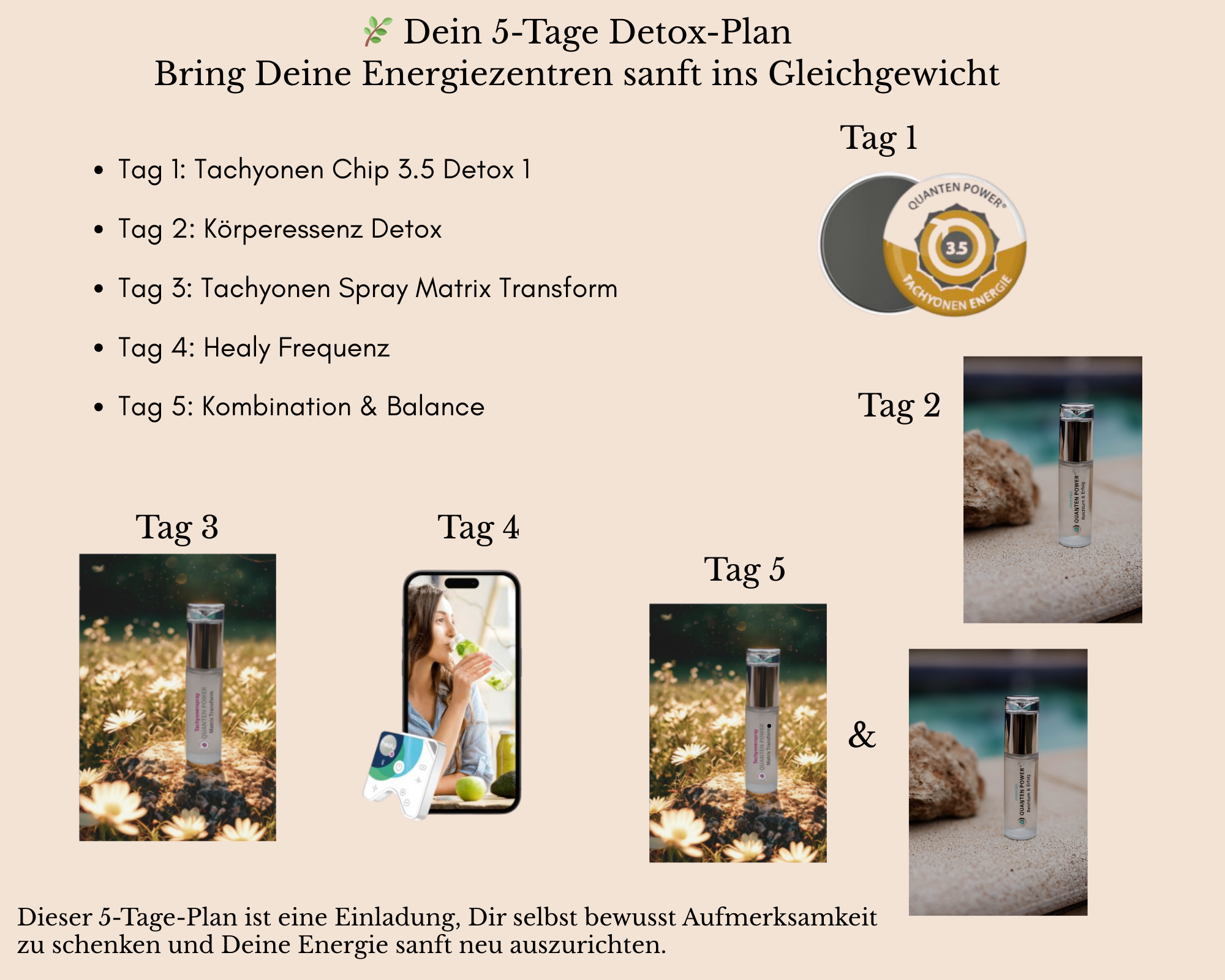 5-Tage Detox-Plan - Bringe Deine Energie sanft ins Gleichgewicht